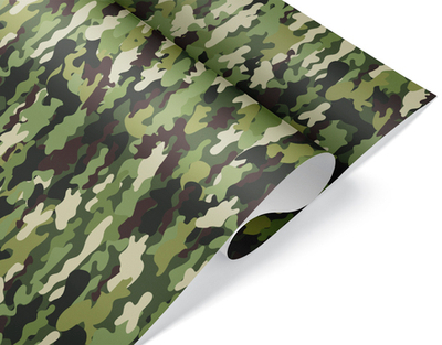 Упаковочная бумага «Камуфляж» 100х70см, 80 г/м²