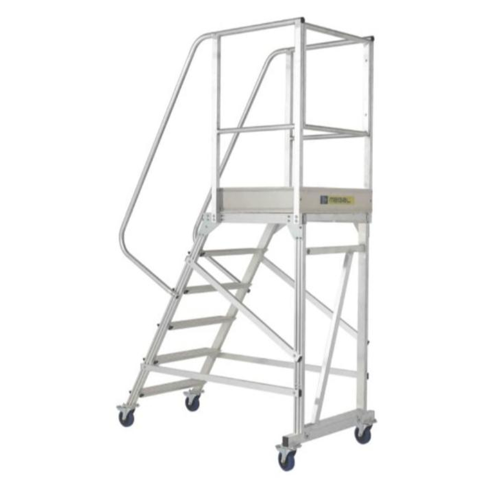 Вышка - стремянка разборная на колесах (150 кг) MEGAL ВС-1.7