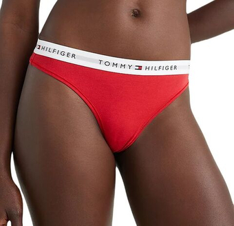 Majtki Tommy Hilfiger Thong 1P - красный