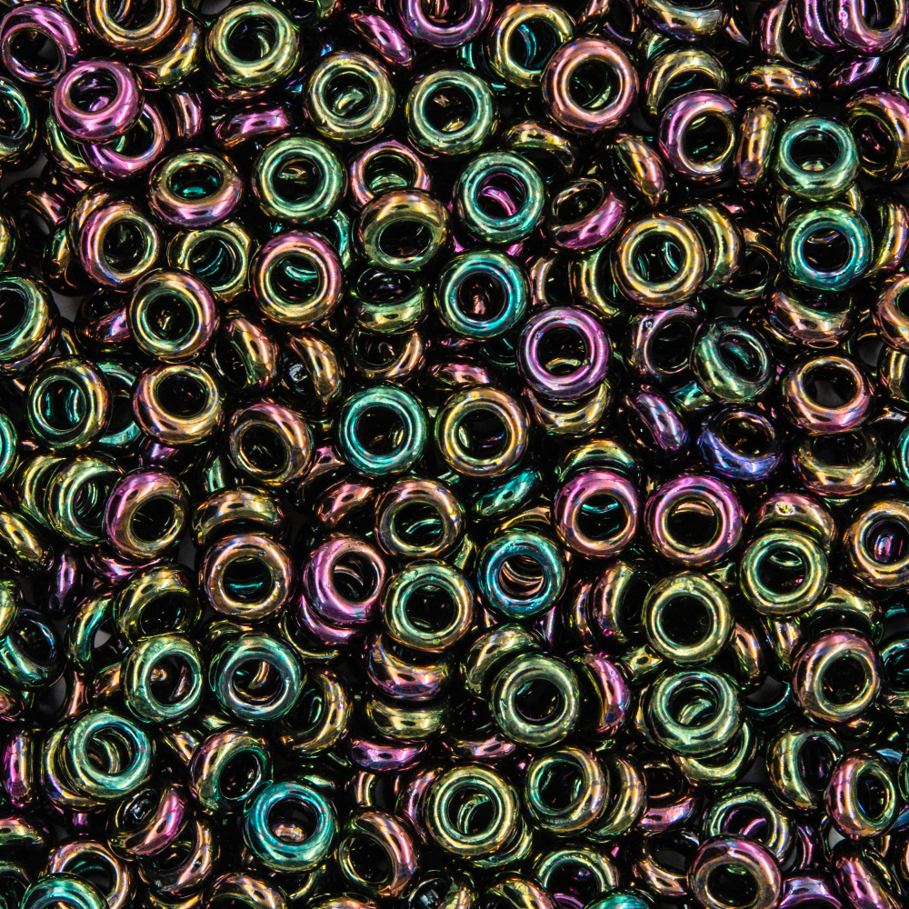 Японский бисер TOHO Demi 8/0 (№509), металлизированный, непрозрачный глянцевый