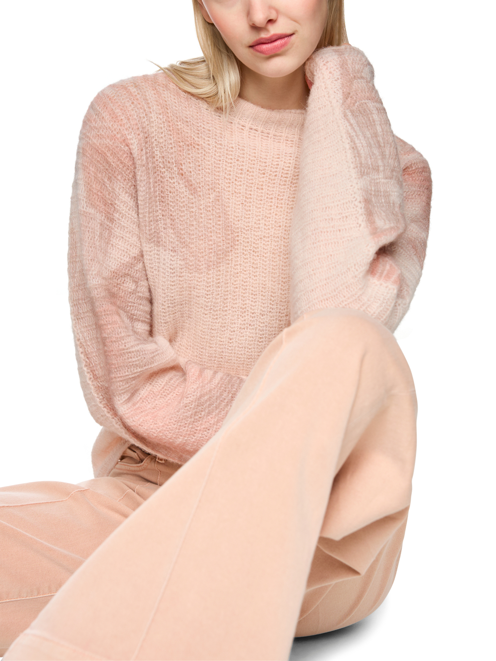 Джемпер из шерсти альпака (Knitted in Germany)