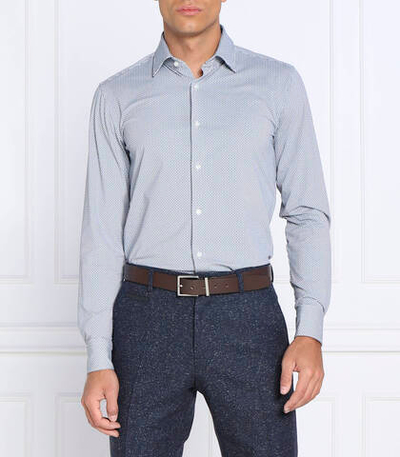 рубашка p-hank-kent BOSS BLACK - голубой(50478751)