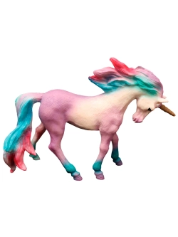 Набор фигурок животных Мир фэнтези Семья сиреневых единорогов 2 шт