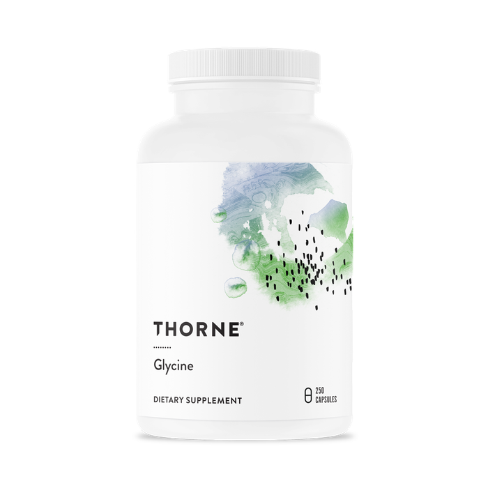 Glycine 500 mg, Глицин 500 мг,  Thorne Research (250 капсул)