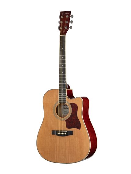 Caraya F641-N - акустическая гитара, с вырезом, цвет натуральный