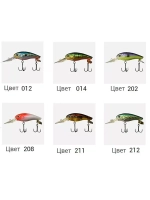 Воблер для рыбалки  FLAT FIN 58F DR-208 11 г.