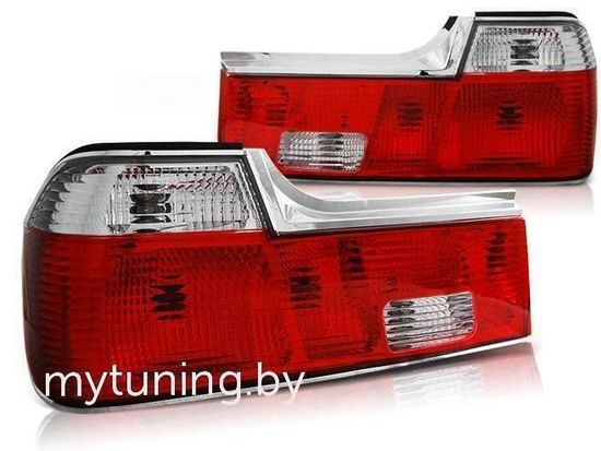 Задние фонари RED WHITE для BMW 7 E32