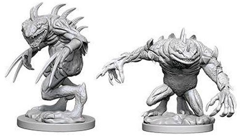 D&D Nolzur's Marvelous Miniatures - Grey Slaad & Death Slaad