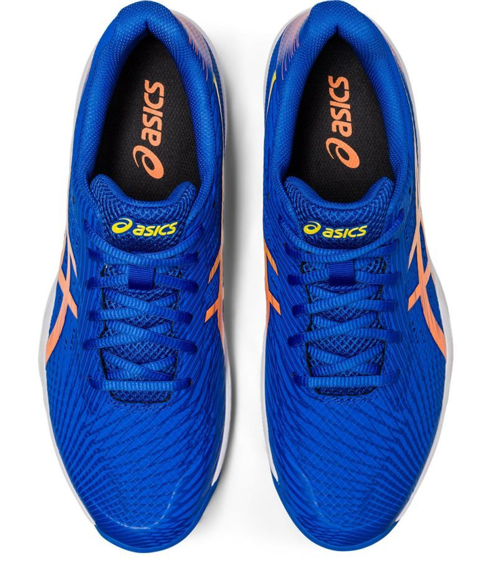 Мужские кроссовки теннисные Asics Gel-Game 9 Clay/OC - tuna blue/sun peach