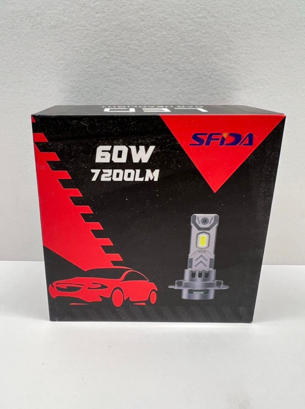 H3 / Автомобильные светодиодные лампы, H3, 120W, 7200 LM, 12 вольт, SFIDA LED V19, Cфида Девятнадцать, TG (2 шт. / комплект)