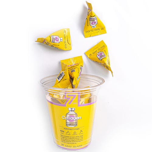 (Набор) Ампула с коллагеном для упругости кожи May Island Highly Concentrated Collagen, 12*3г