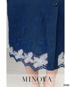 Платье 419-джинс Minova