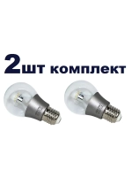 LED лампочка светодиодная А60 4W E27 нейтр. 2шт