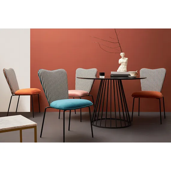 Стул Pompadour, велюр, терракотовый