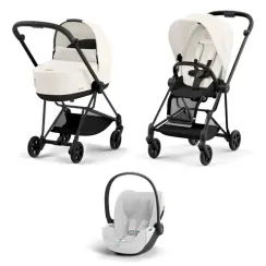 Детская коляска Cybex Mios 3 в 1 Off White Matt Black