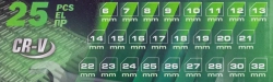 Набор ключей комбинированных 25пр. 6-28,30,32мм RockFORCE RF-5261P Premium
