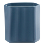 Ваза темно-синего цвета из коллекции edge, 20см