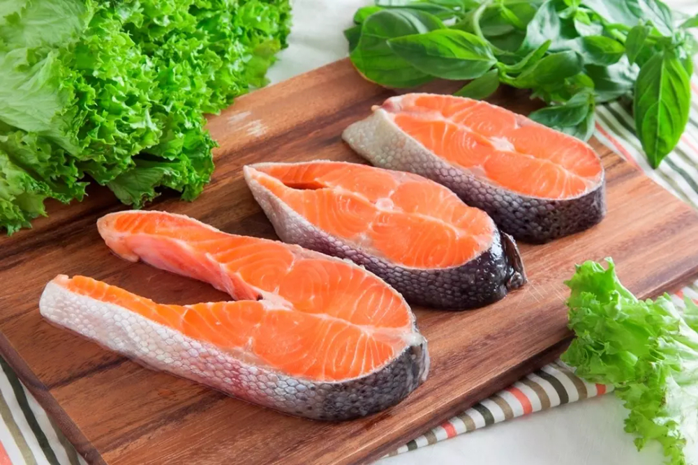 Стейки морской форели
