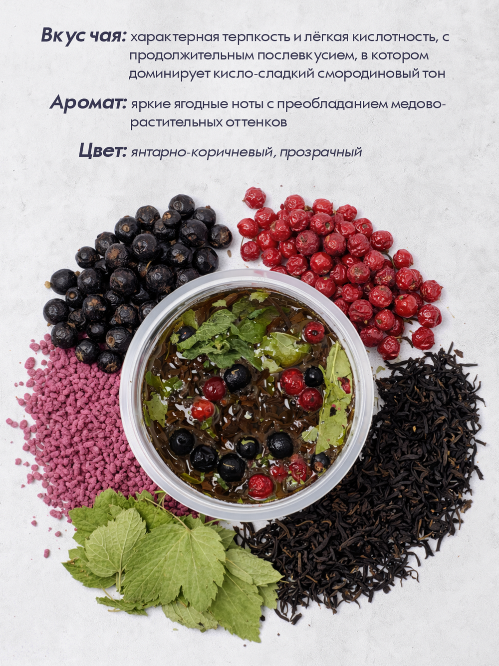 Чай Tasteabrew PRO "Смородиновый черный" 250гр