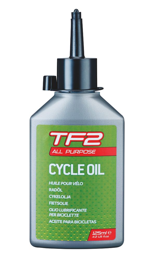 Смазка минеральная TF2 CYCLE OIL для цепи/тросов/педалей 125мл (10) WELDTITE (Англия)