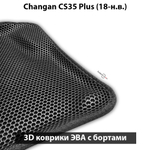 Передние автомобильные коврики ЭВА с бортами для Changan CS35 Plus (18-н.в.)