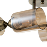 Светильник на штанге 4x60Вт E27, металл/стекло, античная бронза