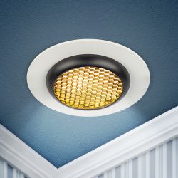 Встраиваемый светильник алюминиевый ЭРА KL109 WH/BK MR16 GU5.3 белый/черный матовый