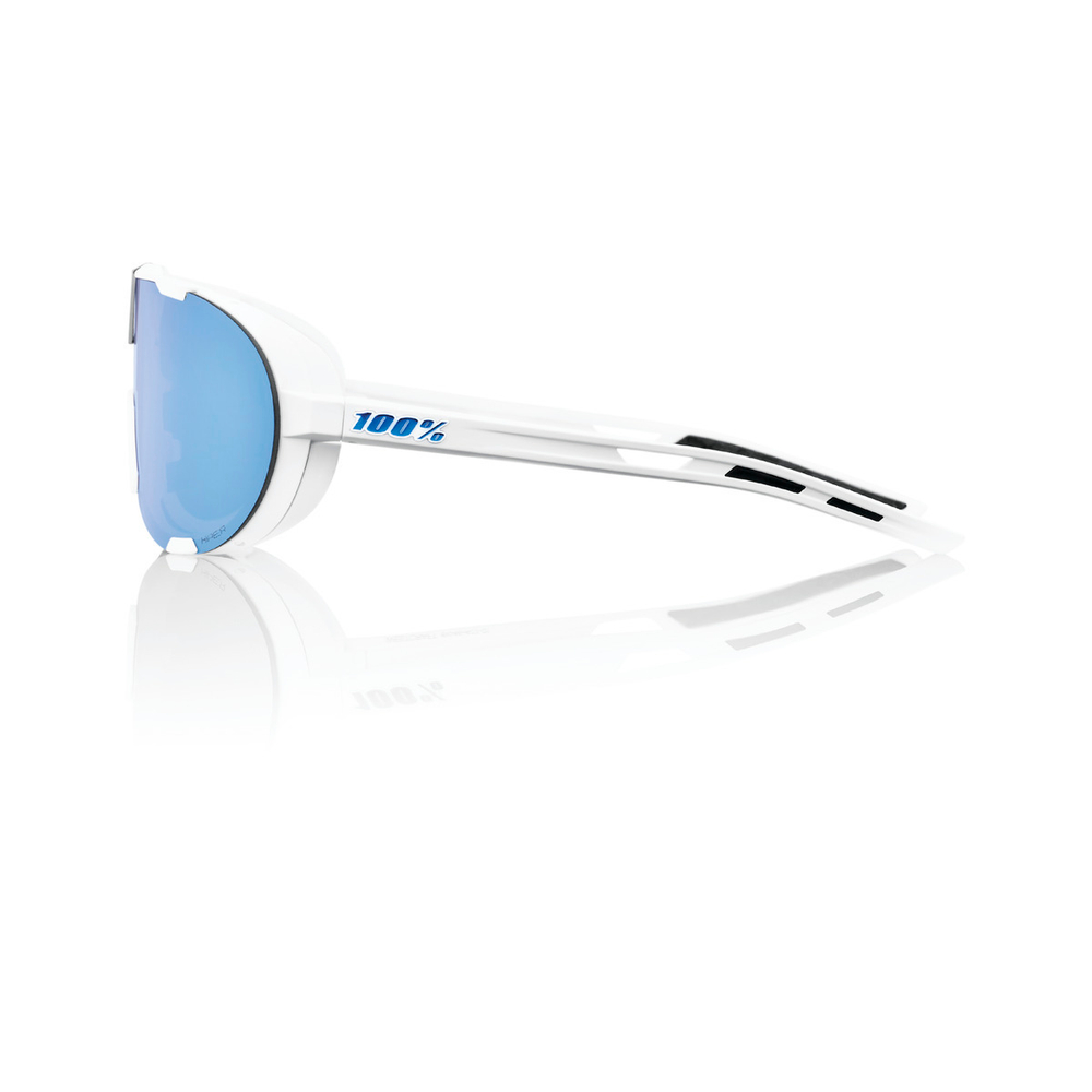 Спортивные очки 100% Westcraft / Soft Tact White / HiPER Blue Multilayer Mirror Lens