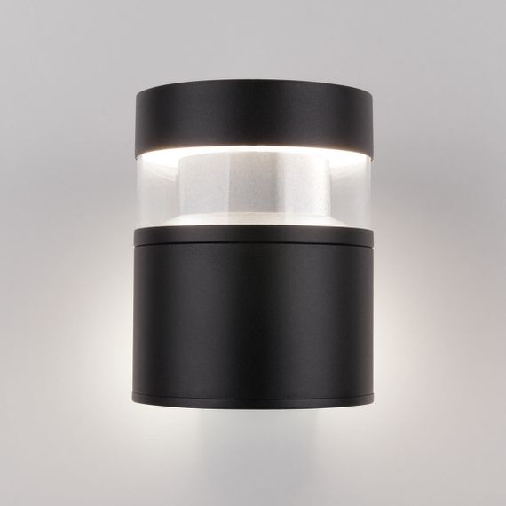 Уличный настенный светодиодный светильник Elektrostandard 1530 Techno Led чёрный a052244