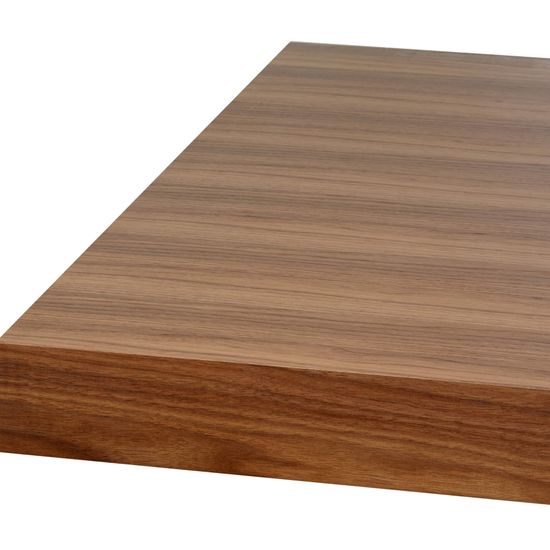 Обеденный стол Somerset 240x110 шпон ореха и стекло 