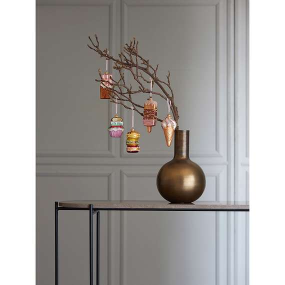 Набор ёлочных украшений glimmer selection из коллекции new year essential, 5 шт.