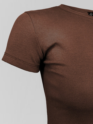 Футболка YIXUAN 7137 базовая однотонная по фигуре