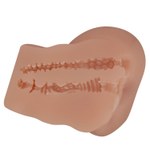 Мастурбатор-полуторс Hailey с вибрацией (Цвет: телесный)