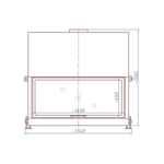 КАМИННАЯ ТОПКА HF 1500G (STAV)