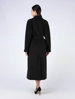 Пальто демисезонное длинное с поясом
