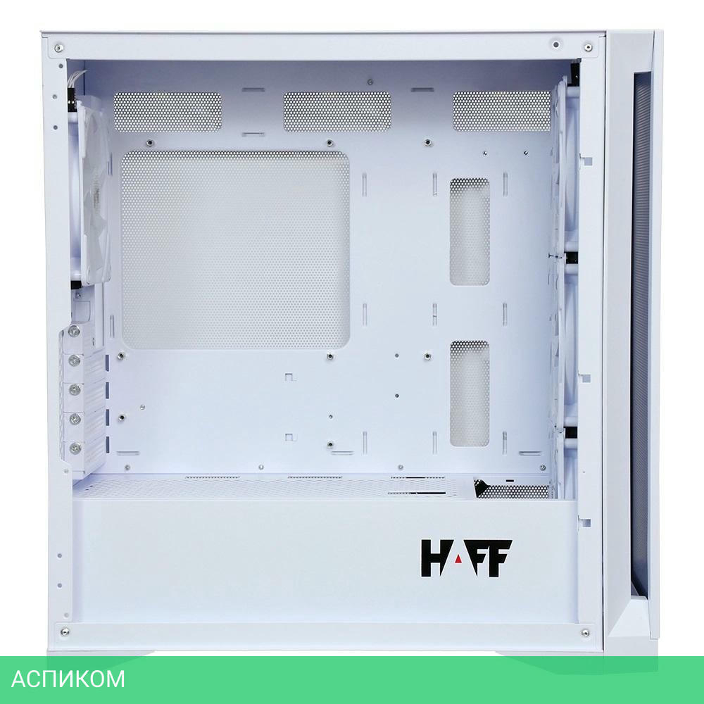 Корпус HAFF Glory Mini Air mATX без БП White