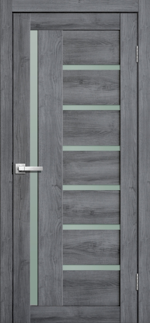 Межкомнатная дверь Lite Doors L17 Дуб стоунвуд 3D