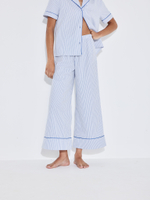 Пижама Suite Pyjama in Navy Blue рубашка с коротким рукавом + брюки