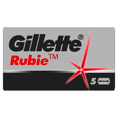 GILLETTE Rubie сменные лезвия д/безопас.бритв 5шт.