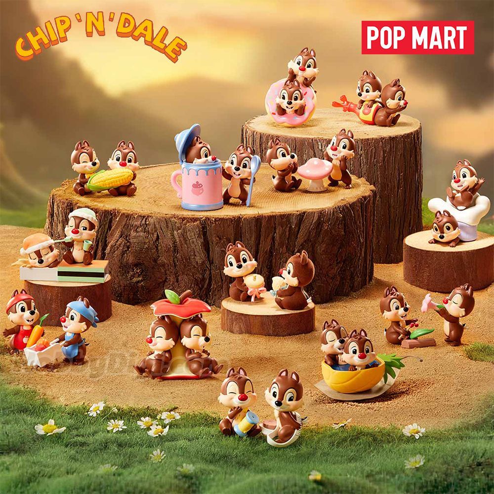 Рандомная фигурка Blind Box Pop Mart T Disney Chip 'n' Dale Playful Brothers Series Figurine