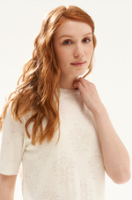 23536 Джемпер женский (молочный)