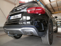 Фаркоп оцинкованный Galia M134C для Mercedes GLA-Class 2014-, Infiniti Q30 2016-(паспорт и сертификат в комплекте)(без электрики)