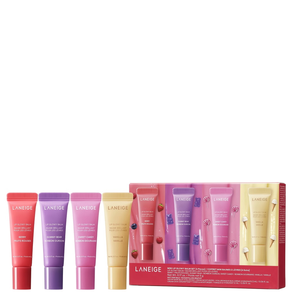 Laneige Mini Lip Glowy Balm Set Hydrate & Tint