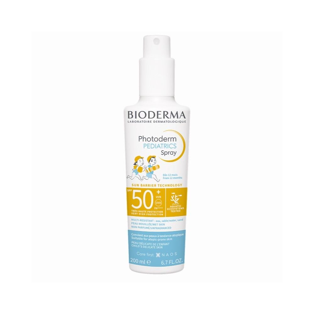 Bioderma Photoderm PEDIATRICS Spray Солнцезащитный детский спрей SPF50+, 200 мл