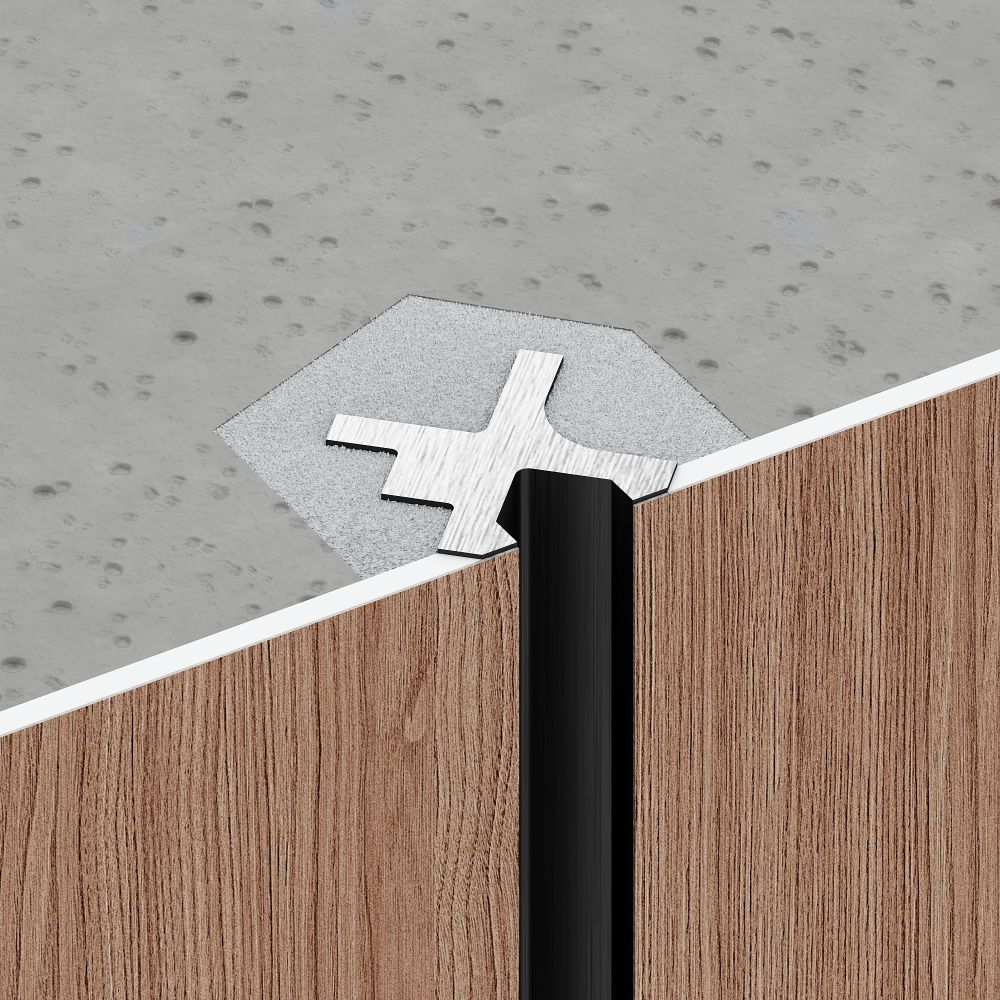 Теневой профиль разделительный анодированный медный, 3000x10x10 мм