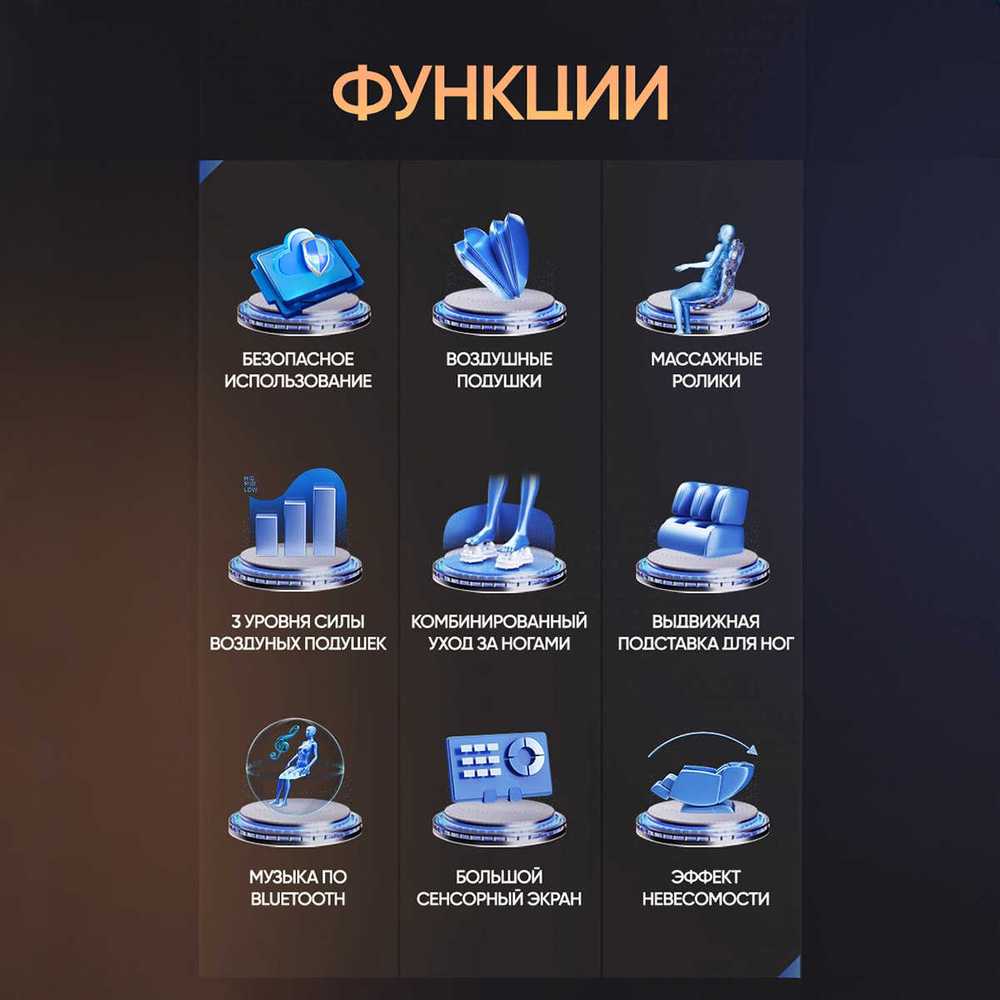 Массажное кресло RelaxMaster TheraLux MG, 4D