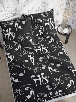 Простынь полисатин Simple House "Тойгер" 150x215 см