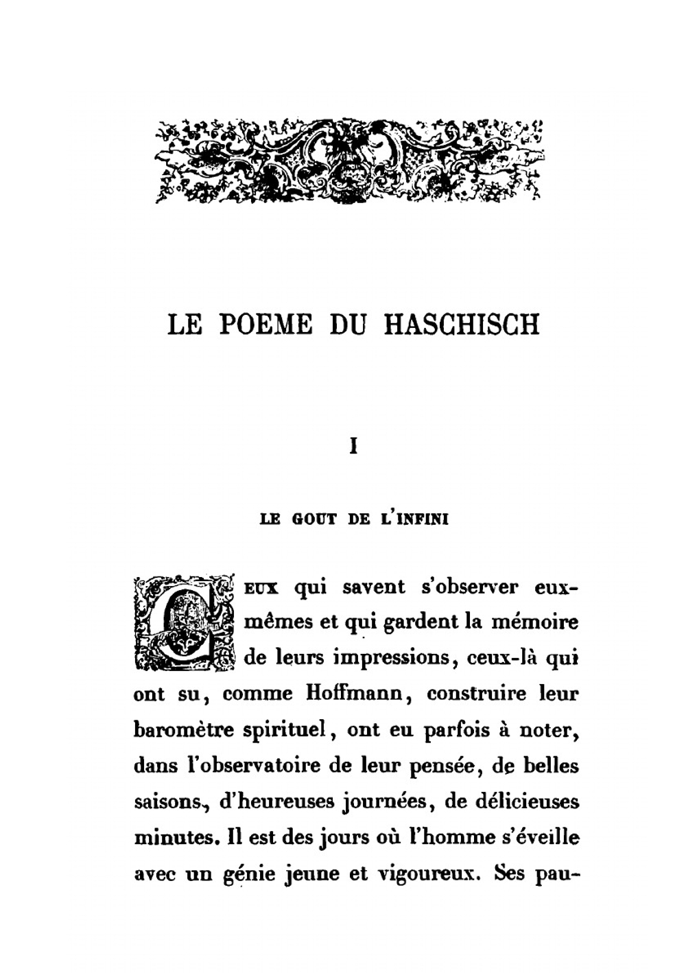 Les paradis artificiels. Opium et haschisch | Charles Baudelaire