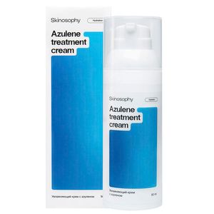 Крем увлажняющий с азуленом Azulene treatment cream, Skinosophy, 50 мл