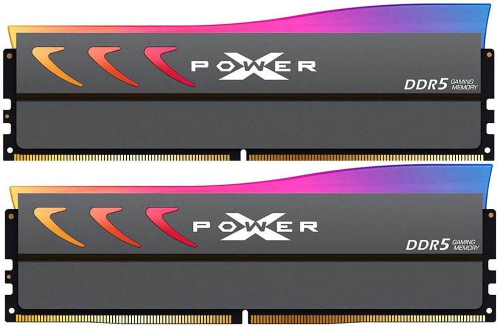 Модуль памяти DDR5 32GB (2*16GB) Silicon Power Xpower Storm RGB